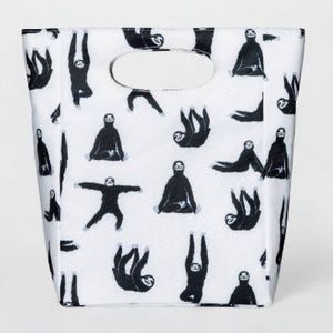 Sloth Print Lunch Tote